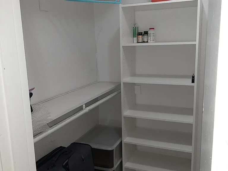 Master bedroom walk-in closet