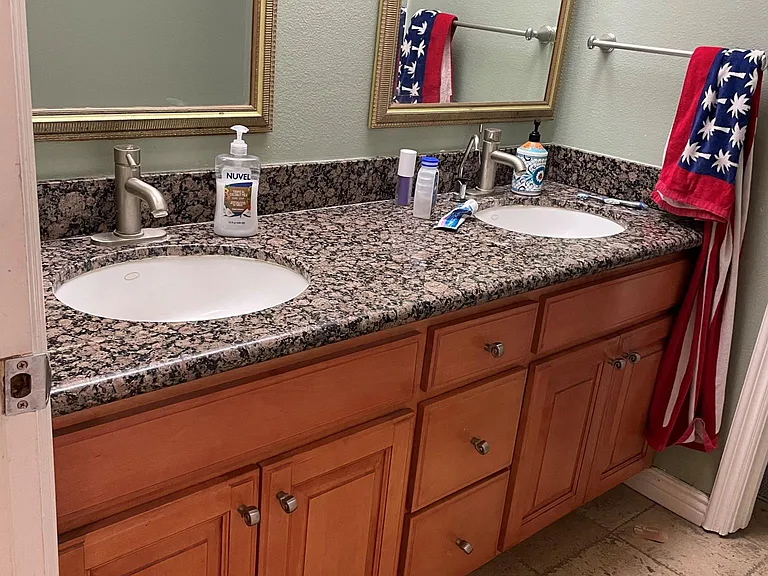 Hallway bathroom