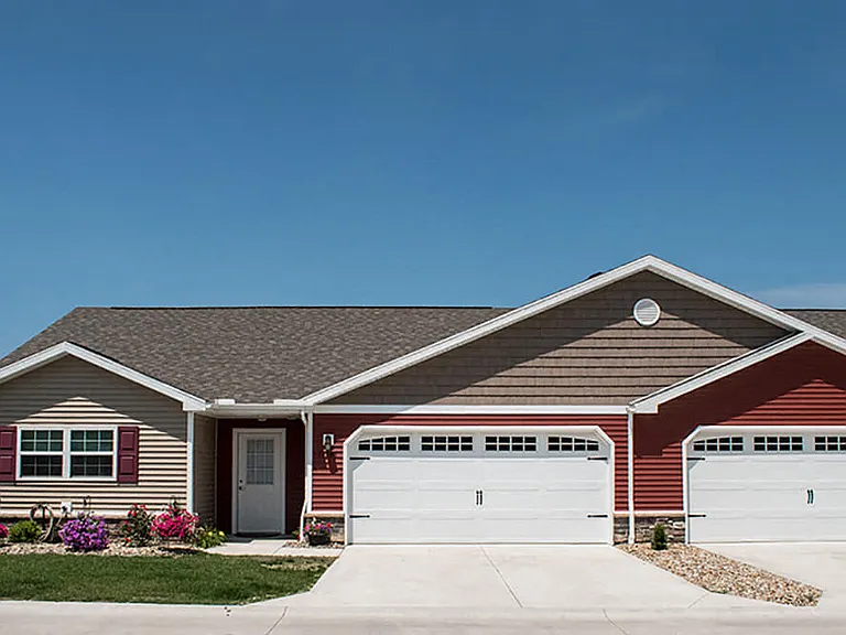 Attached Two-Car Garages