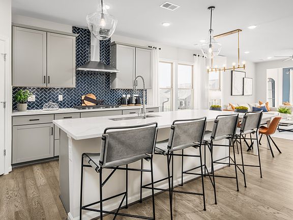 The Optional Gourmet Kitchen Opens to the Cafe and Gathering Room - Perfect for Entertaining