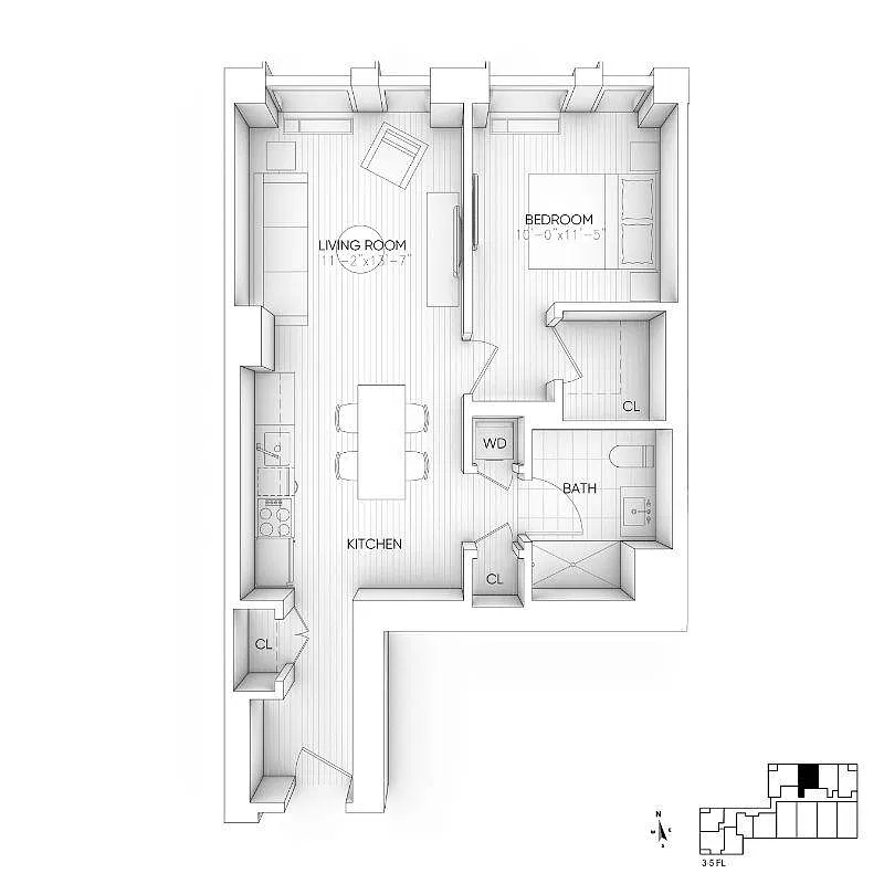Floor plan 313 - 513