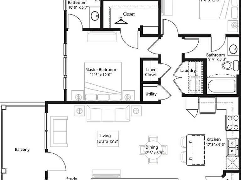 B4 Floor plan W Dimensions B4 Floor plan W Dimensions