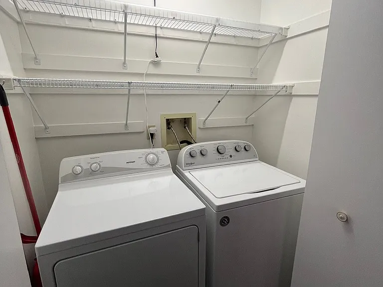 Washer and dryer included