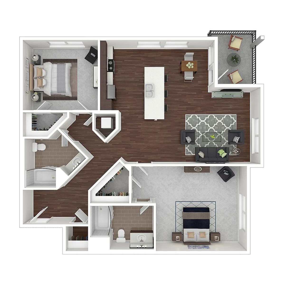 Floor plan B3