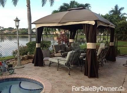 Patio deck gazebo