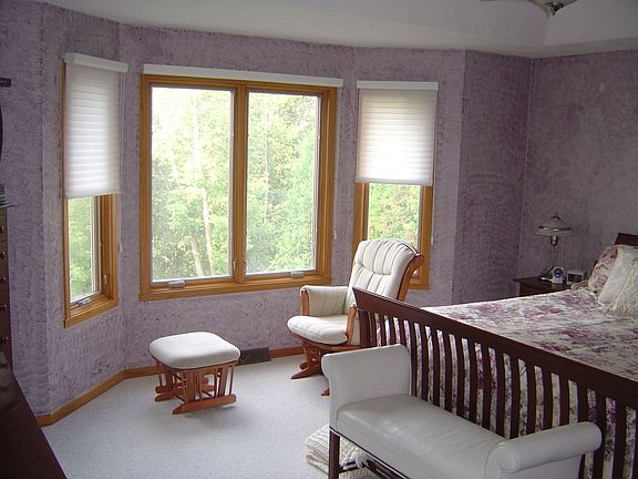 Coffered ceiling, bay window