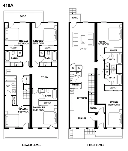 Floor plan Lower Level Private Bath