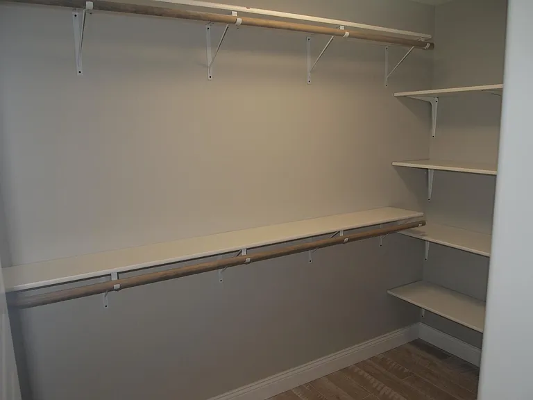 Master bedroom walk-in closet