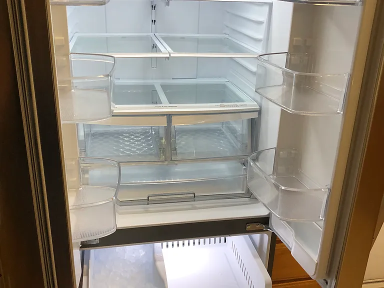 Tons of food storage in newer LG fridge.