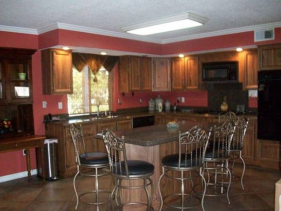 spacious open kitchen