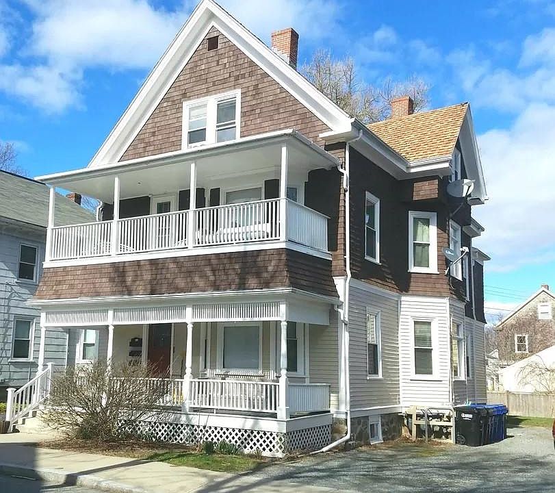 Front of house faces the sunset to the west, lovely views in the evening. Porch on second floor newly refurbished for private use of 2nd floor tenants.