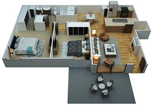 Floor plan B1