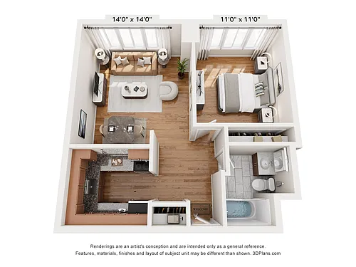 Floor plan A1
