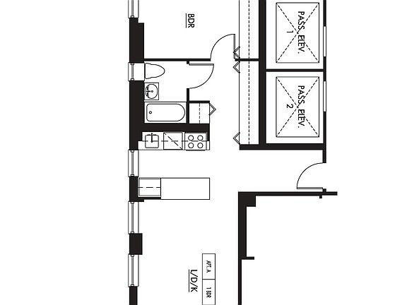2nd image of 444 W 35th St APT 17A