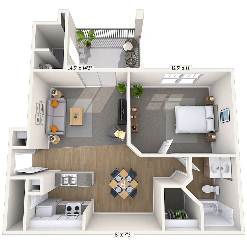 Floor plan The Silver Bell