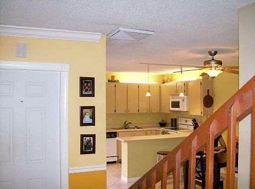View of Kitchen from Living Room