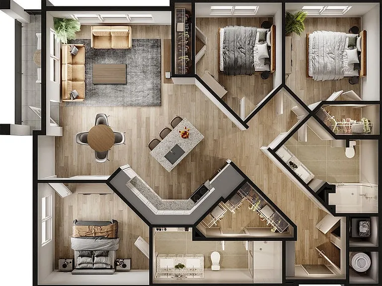 C1 floor plan Summerall