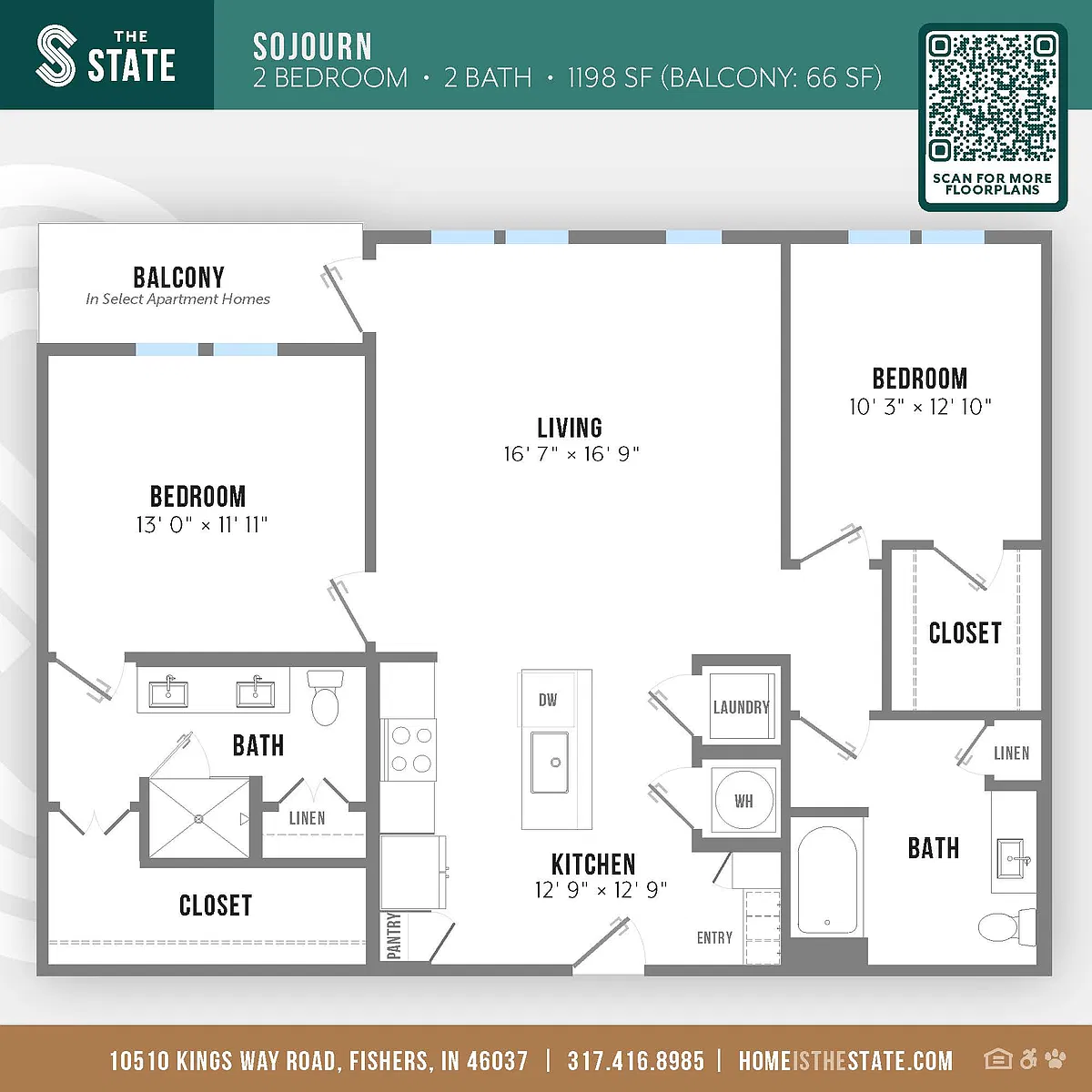 Floor plan Sojourn 2.2