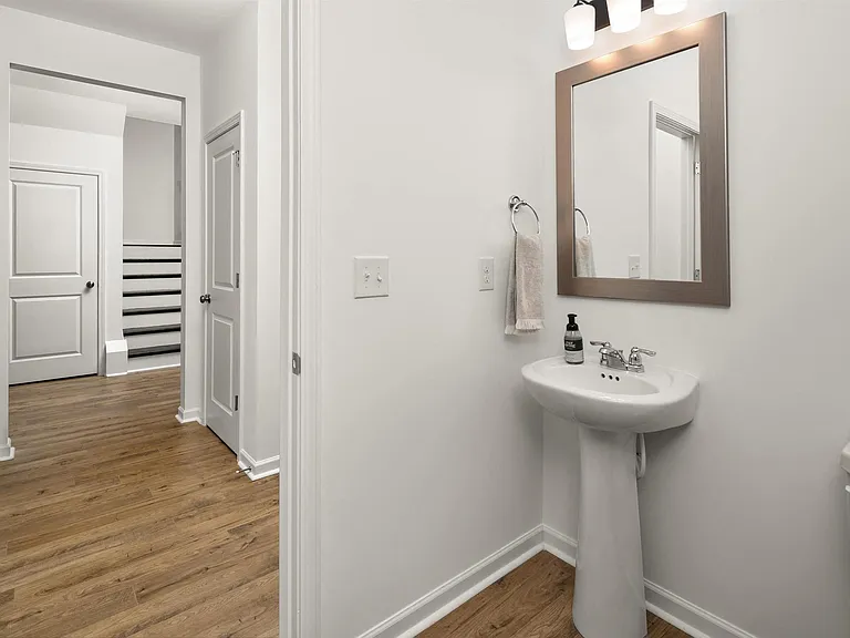 Half bathroom on the 1st floor