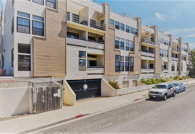 View from Dahlia Street; corner unit