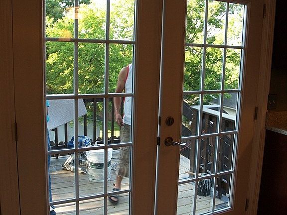 French Doors out to your deck