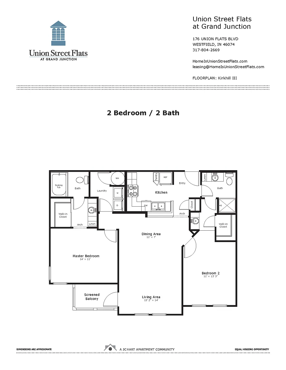 Floor plan Kirkhill III D7-B 2.2