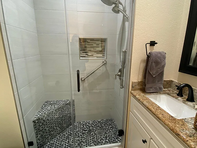 2nd Master Bathroom with walk in shower
