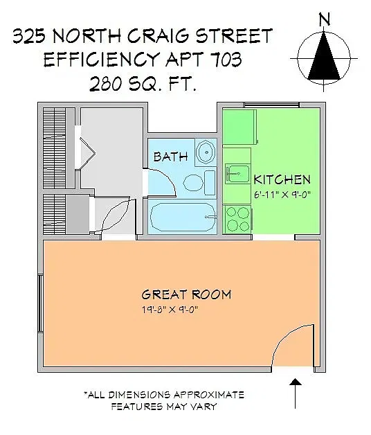 Floor plan Studio