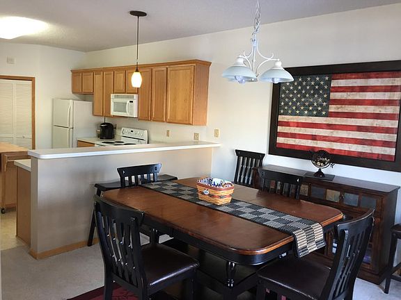 Dining from front door near living room