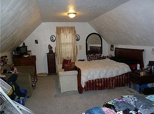One of the three bedrooms.