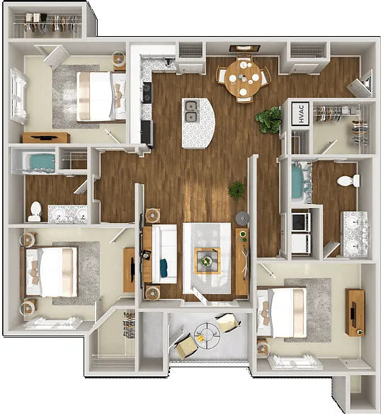 Floor plan The Ficklen