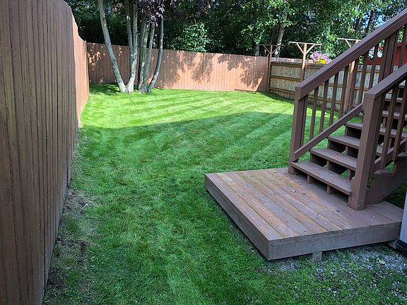 Backyard from gate entrance