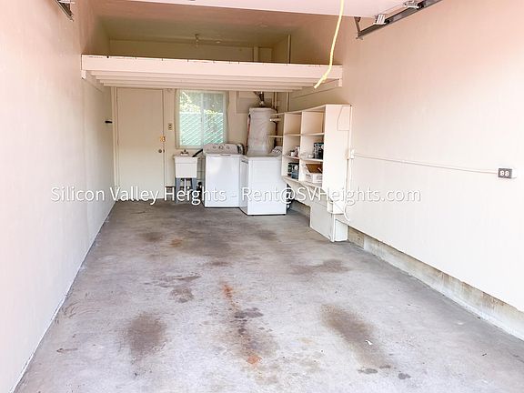 Separate one car garage with washer and dryer