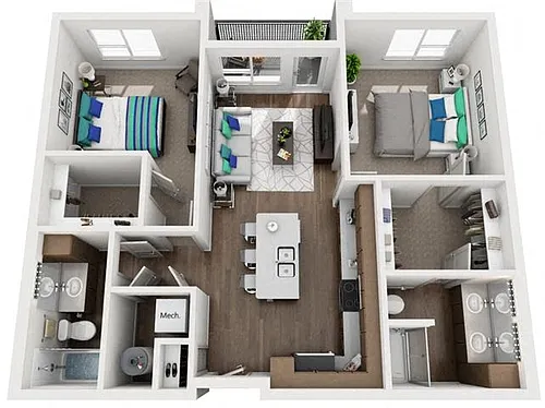 Floor plan 2A