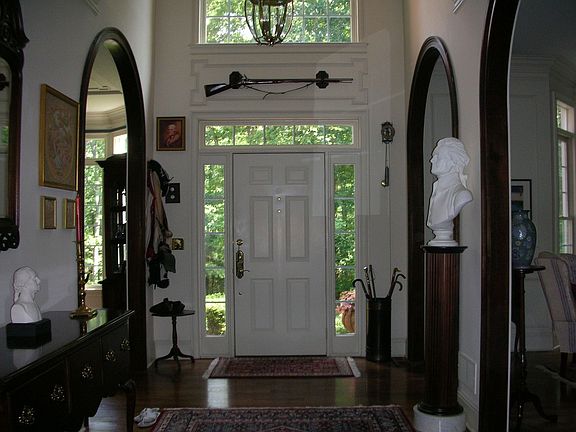 Two story foyer
