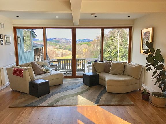 Living room - walk out onto deck.
