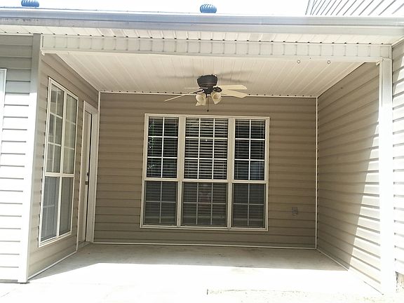Covered grilling area