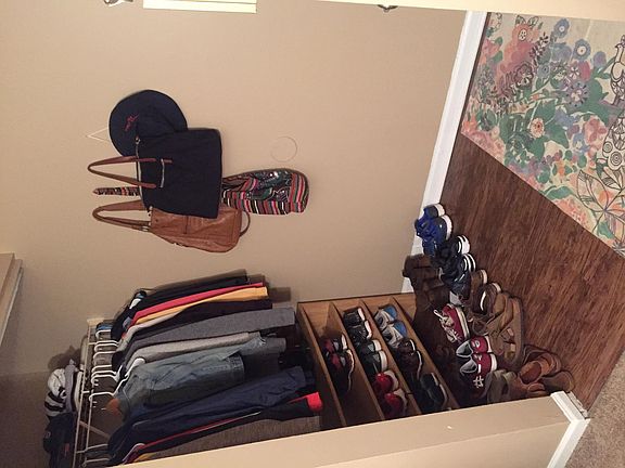 entry way closet (doors taken off)