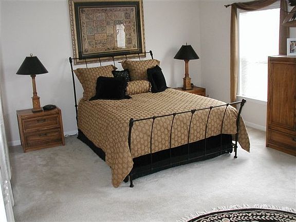 Spacious master suite