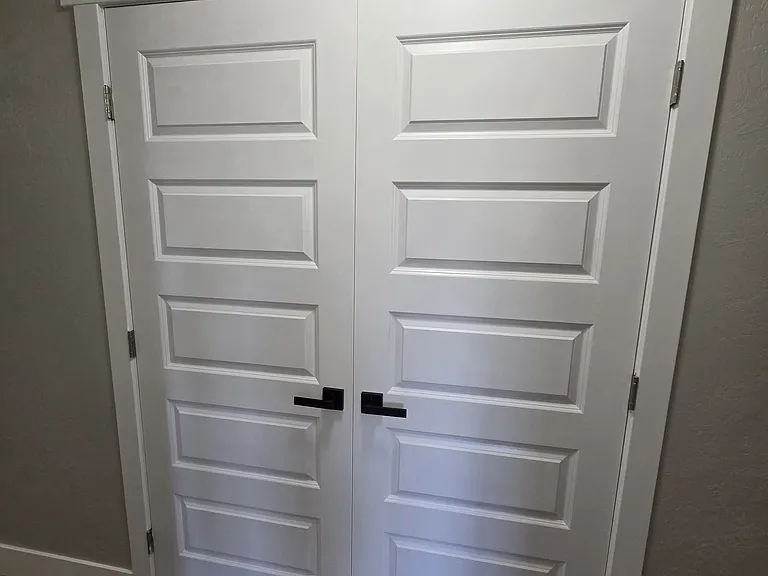 Doors to laundry room