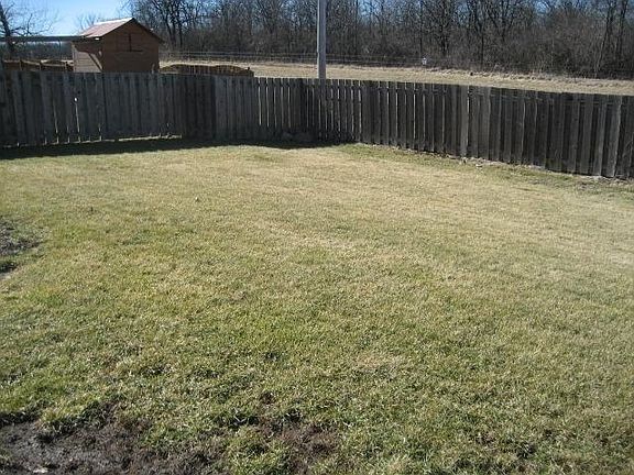 Back of Yard facing South West