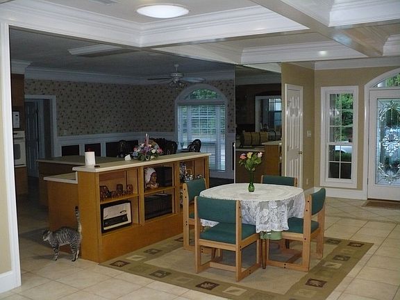 View of open kitch/dining/gr