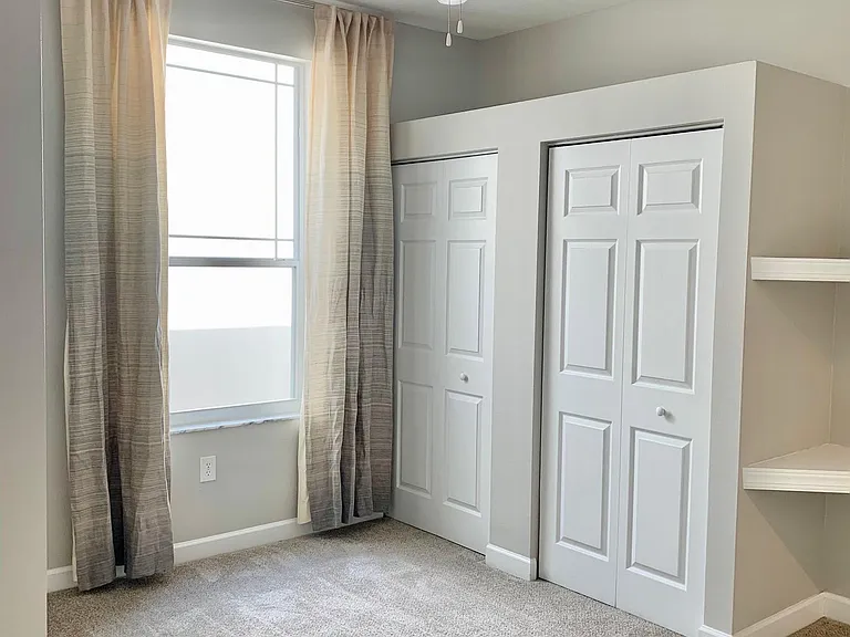 Loft with additional closet space