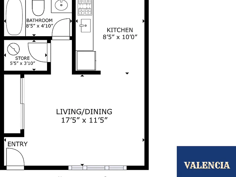 Studio l 400 sq ft l Valencia Studio l 400 sq ft l Valencia