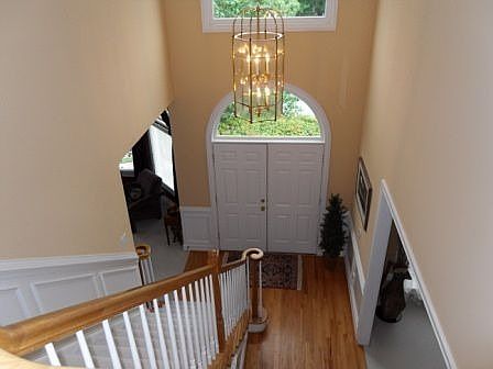 View of Foyer From Upstairs.
