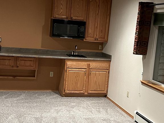 Basement Wet Bar and Microwave area.