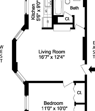2nd image of 55 E 93rd St APT 5C