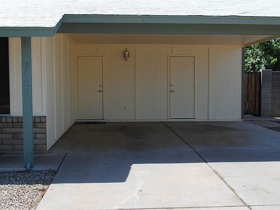 2 Car Carport with finished storage room