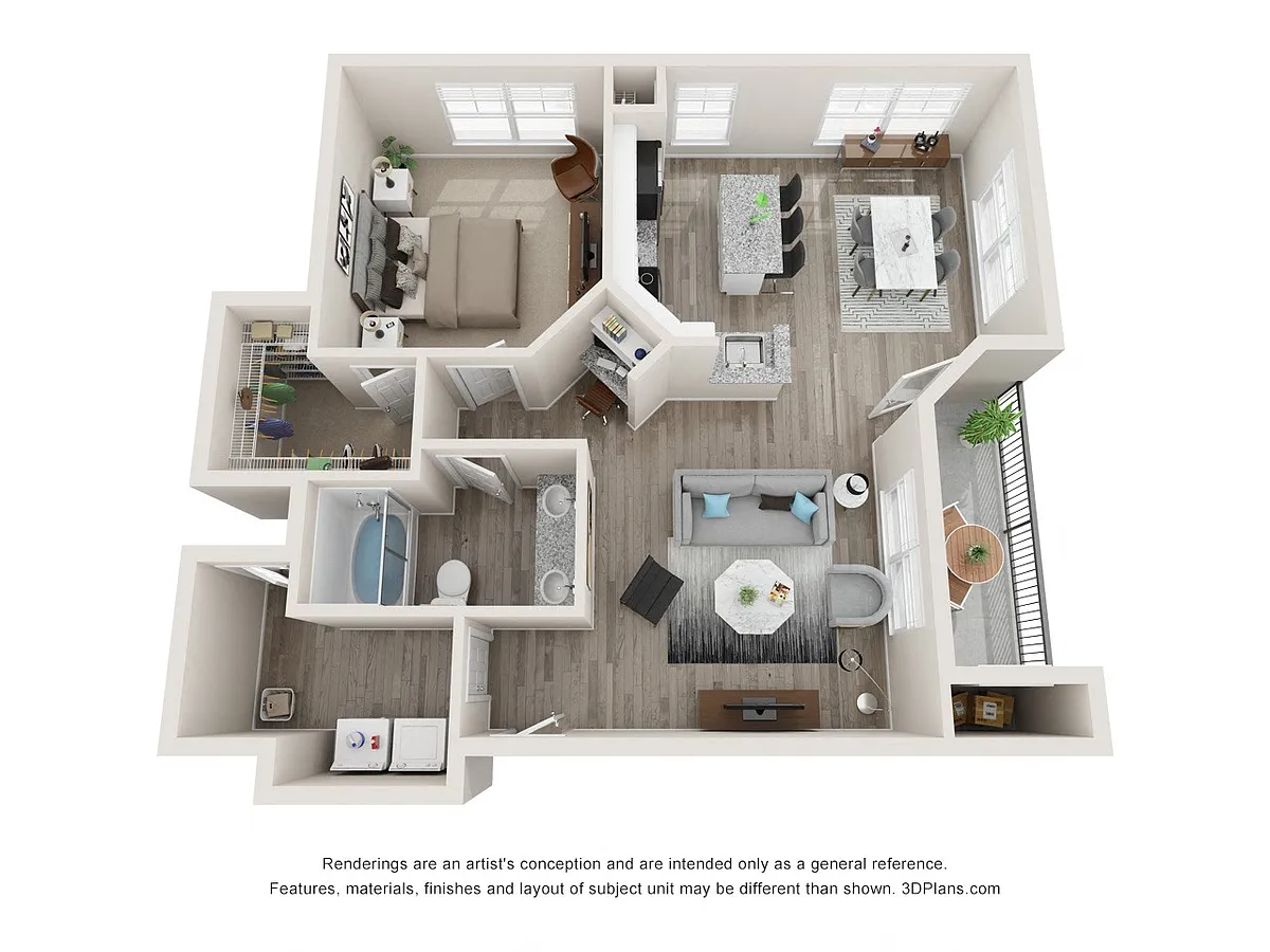Floor plan The Henderson with Garage