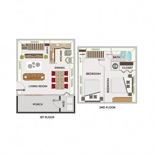 Floor plan B6 - Townhome